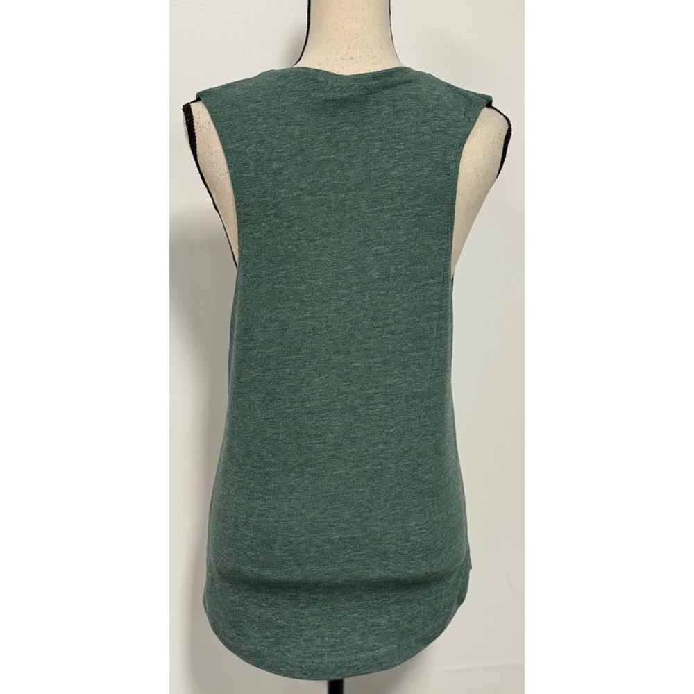 Fifth Sun Clover Advisory St Patrick's Day Muscle Tank Top Green Juniors Size M - Picture 5 of 5